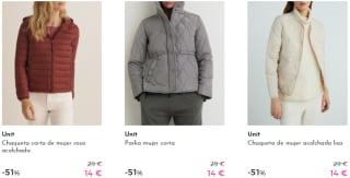 Parkas y chaquetas para ellas por 14€