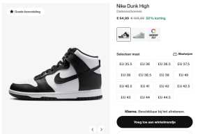 NIKE DUNK HI RETRO BTTYS - Sneakers hoog voor €64,99 bij Nike