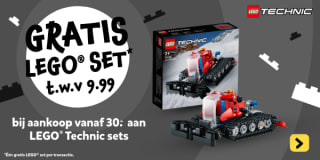 Bij aankoop vanaf €30 aan geselecteerde LEGO sets ontvang je een Gratis LEGO set