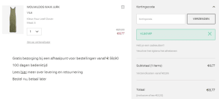 50% korting op geselecteerde items bij Vila