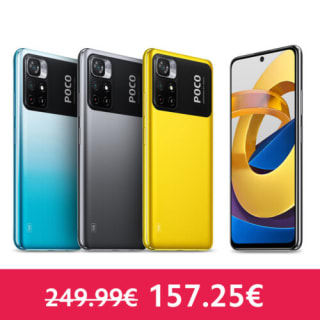 Xiaomi POCO M4 Pro 5G 4/64GB por 157,25€.