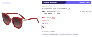 Gafas de Sol Guess para Mujer por 28,05€