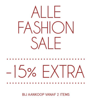 15% extra korting op sale bij aankoop van 2 items bij Sissy Boy