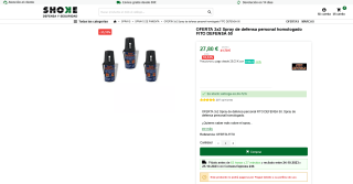 3 unidades en spray de defensa personal FITO DEFENSA 50 por solo 27,80€