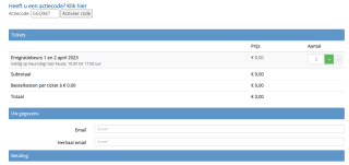 Gratis tickets voor de Emigratiebeurs in Houten 1&2 april