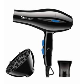Marca IPSDI Secadora de pelo profesional SURKER 3500w 3 posiciones de calor y 2 velocidades, boquilla concentradora y difusor por 6,50€