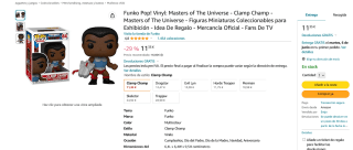 Funko Pop! Vinyl Masters of The Universe por 11,35€