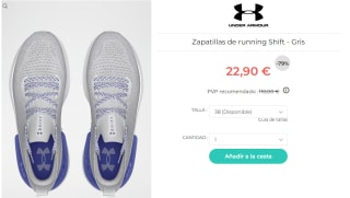 Zapatillas de running para Mujer Under Armour Shift por 22.9€