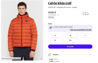 Calvin Klein Golf WHISTLER - Chaqueta de invierno por 47€ otro modelo en descripción