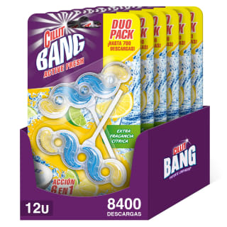 Pack de 6, total 12 ud Cillit Bang WC Active Fresh Colgador para inodoro por 9,67€