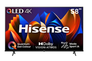 Téléviseur 58" Hisense 58E7NQ - 4K UHD, QLED à 429€
