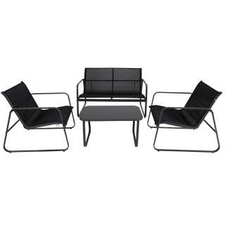 4-delig tuin-set met textileen zittingen voor €79,99 bij de Action