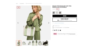 Bolso tipo tote moderno por 15€