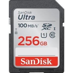 SanDisk Ultra 256GB SDXC Mem Card 100MB voor €12,95 bij Azerty