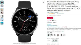 Smartwatch Amazfit GTR Mini 43mm por 56,99€