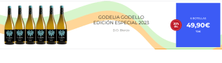 6 Botellas de Godelia Godello Edición Especial 2022 por 39.9€