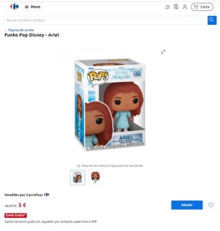Funko Pop La Sirenita Ariel.por 5€.