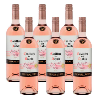 Vinho Rosé Meio Seco Casillero de 750ml com 6 uni - R$ 239,40