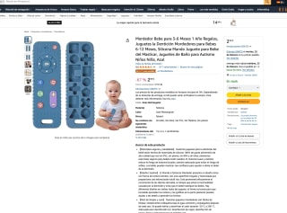 Mordedor para bebé con forma de mando a distancia 1,99€ para clientes Prime