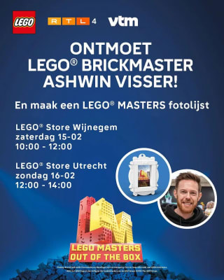 Maak een gratis LEGO Masters fotolijst en neem hem mee naar huis