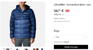 Varios Anoraks Columbia por solo 24,99€ preciazos