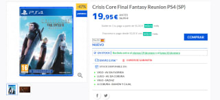 Videojuego Final fantasy VII CC Reunion PS4 por 19,95€