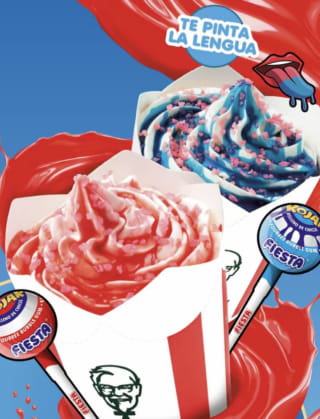 Gratis cubo Helado KOJAK con la compra de 7 Kojaks Cereza o Pintalenguas KFC