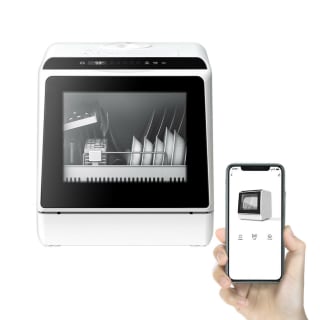 Blitzhome mini Vaatwasser Met App Bediening voor €202,42 dmv code bij Banggood