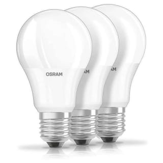 Lámpara LED E27 60W Osram Base Classic A Paquete de 3 por 5,22€