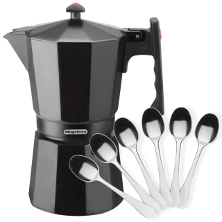Cafetera marca Magefesa Colombia Noir + 6 Cucharas Mokav por 8,24€ (3 tazas)
