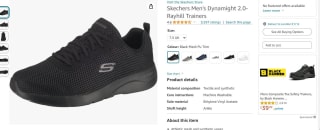 Skechers Men's Dynamight 2.0- Rayhill Trainers: £27.5