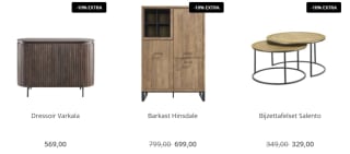 10 extra kassakorting op outlet artikelen bij Profijt meubel