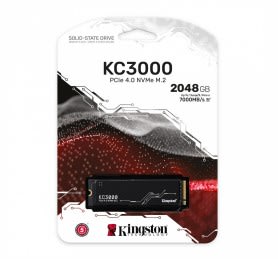 SSD NVMe Kingston KC3000 por $2029 en Cyberpuerta