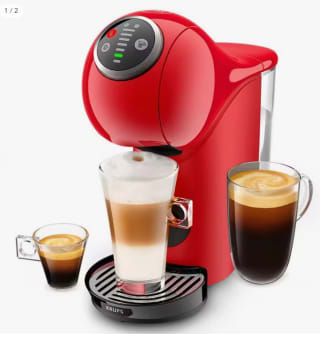 Cafetera automatica Krups Genio S Plus Roja 15bar KP3405CL en color rojo por 42,80€