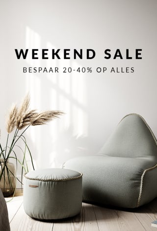 20-40% korting op alles bij Sackit