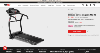 Cinta de Correr Fitfiu MC-90 por 189,99€