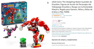 LEGO Sonic the Hedgehog Robot Guardián de Knuckles por 26.24€