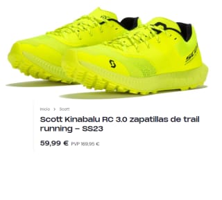 Zapatillas de Hombre Scott Kinabalu RC 3.0 por 59.99€