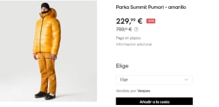 Parka de Hombre The North Summit Pumori por 229.99€