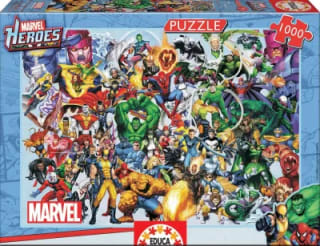 Educa - Los Héroes de Marvel Puzzle, 1000 Piezas por 5,95€.