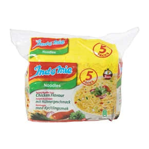 Indomie instant noodles - kip en/of groente 5 pack voor €1,75 bij de Xenos