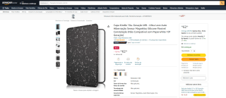 Capa para Kindle de 10ª Geração - R$ 62,90