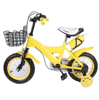 Bicicleta KEESUNG Infantil Amarilla 12" por solo 37,99€