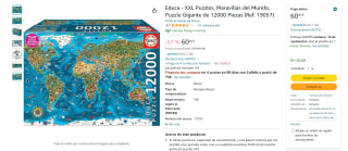 Maravillas del Mundo, Puzzle Gigante de 12000 Piezas marca Educa por 60€