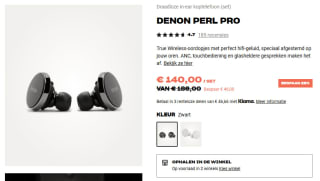 Denon PerL Pro Earbuds - Draadloze oordopjes voor €140 bij Hifi Klubben