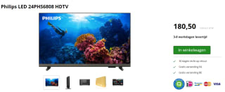Philips 24PHS6808 TV voor €180,50 bij Twaiko