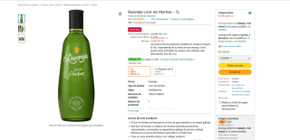 Ruavieja Licor de Hierbas 1L por 9,49€