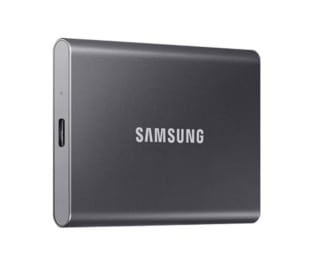 Disco duro externo SSD Samsung PSSD T7 1TB USB 3.2 por solo 83,85€