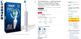 Cepillo Eléctrico Oral-B PRO Series 1 por $622 | Descuento Amazon