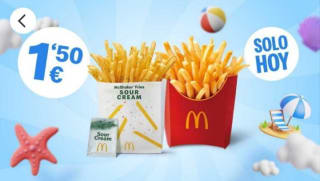 Patatas Grandes o Shaker Fries por 1,50€.